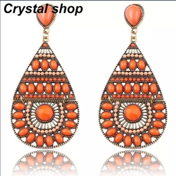 Beautiful Bohemian ethnic style beaded earrings