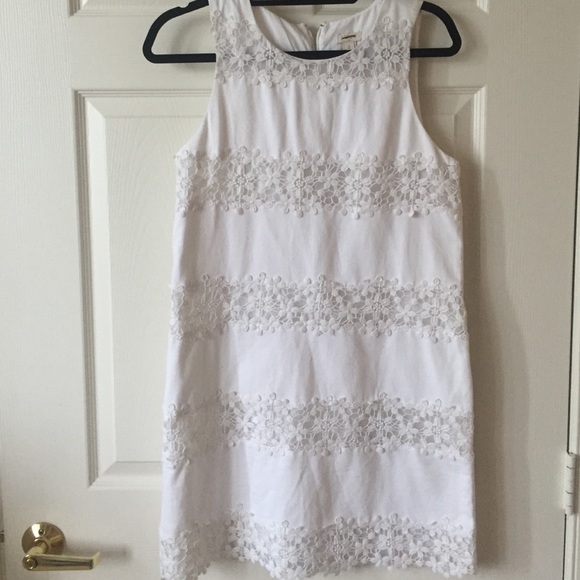 Jcrew factory white dress.