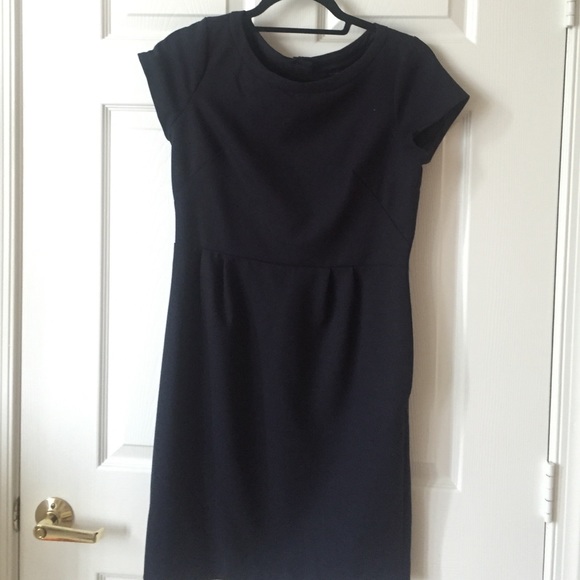 Ann Taylor navy dress.