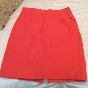 J Crew coral skirt