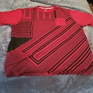 Like New Jordan Red pattern pocket T