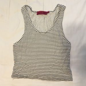 Striped crop top