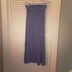 Black & White Maxi Skirt