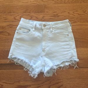 Adorable Light Blue Waisted Shorts (Aritzia)