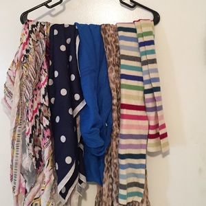 Scarf assortment.