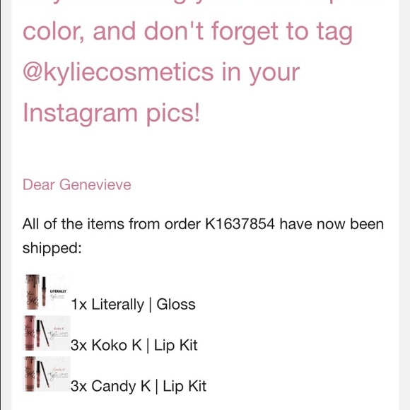 BNWT Kylie "Koko K" Lip Kit - Picture 4 of 4