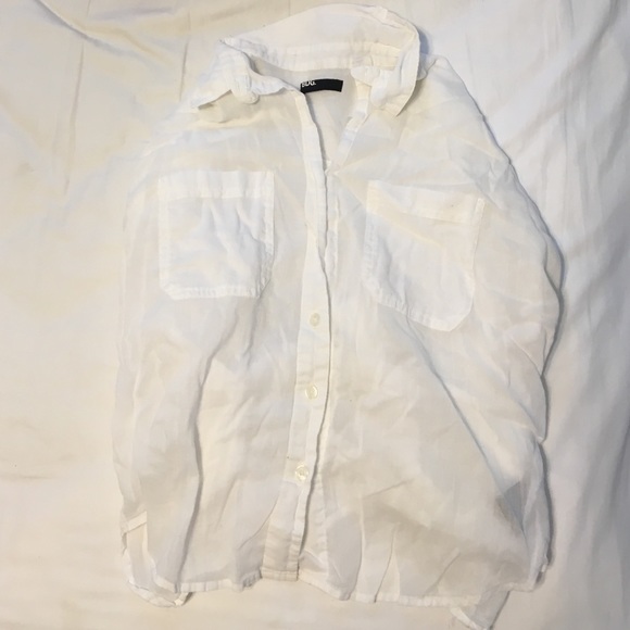 Urban outfitters cropped button up