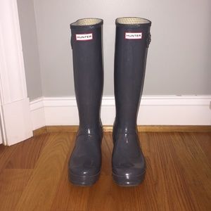 Gray Hunter Boots