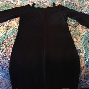 Off the shoulder sweater dress