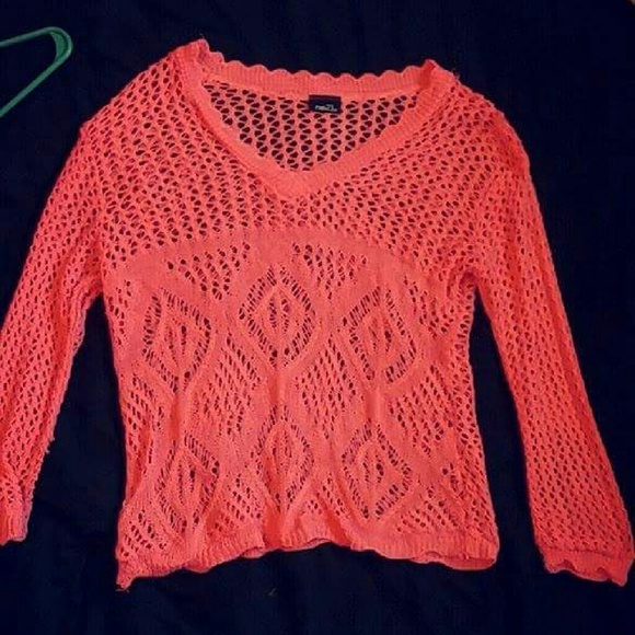Pink lace top