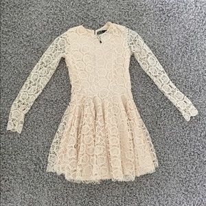 SMAI NYC Cream Skater Dress