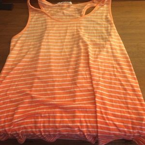Orange striped ombré tank top- FOREVER 21