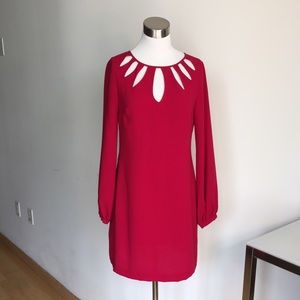 Stunning red cutout dress