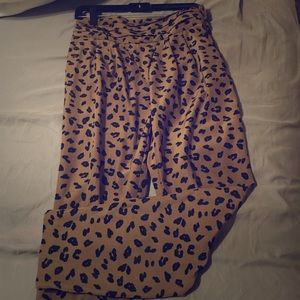 Leopard trousers