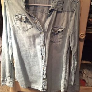 Washed Jean Shirt