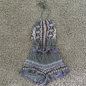 Kendall and Kylie Printed Romper