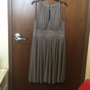 Grey formal dress