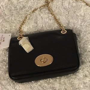 👜COACH👜 Embossed Textured Mini Chain Crossbody