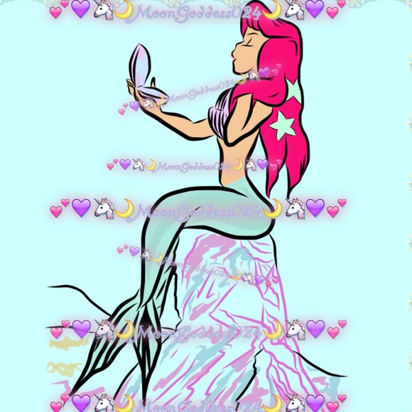 🐬Mermaid Lagoon Custom Peter Pan Art Print🐬 - Picture 2 of 2
