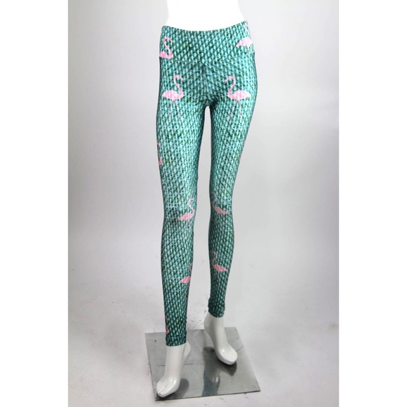 Goldsheep Clothing Co. Leggings pink pelicans XS