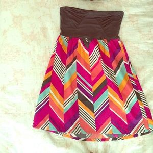 Rocky strapless dress!