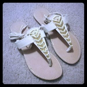 Light beige sandals