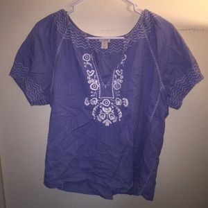 JCrew peasant top