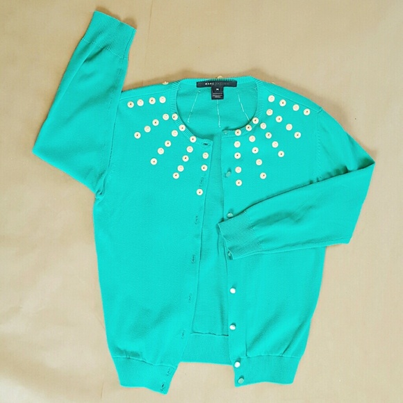 Marc Jacobs Turquoise Cotton Sweater