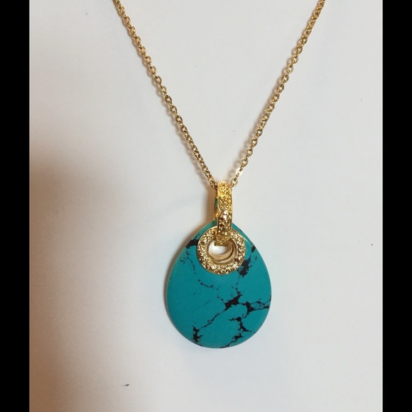 Gold & Turquoise Necklace