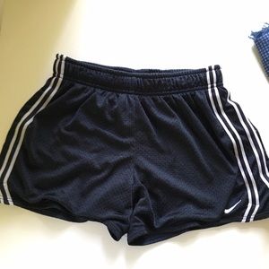 Girls Black Nike shorts