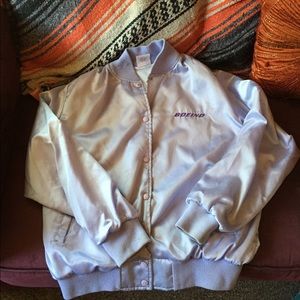 Vintage, Silk Lavender bomber jacket