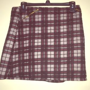 🔥🔥VERA WANG plaid quilted skirt NEW