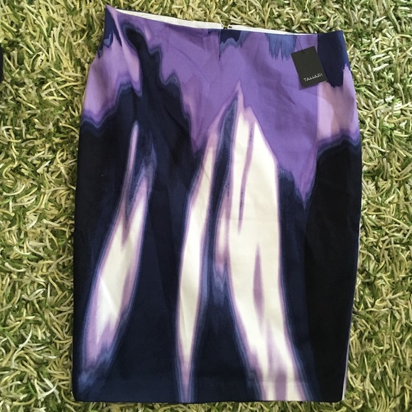 NWT Tahari purple pencil skirt
