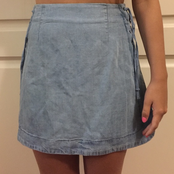 Skirt Jean look
