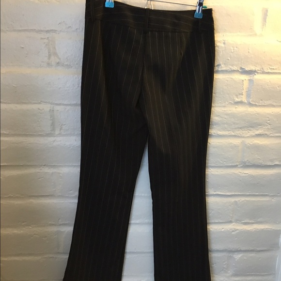 Black Pin Stripe Tracy Evans Work Slacks - Picture 2 of 4
