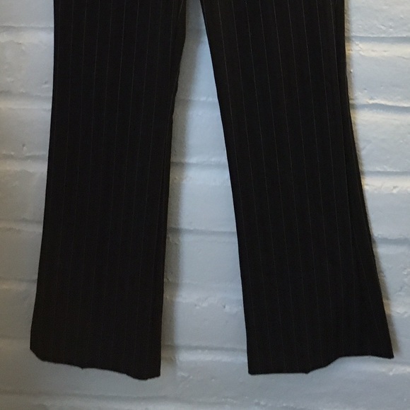 Black Pin Stripe Tracy Evans Work Slacks - Picture 4 of 4