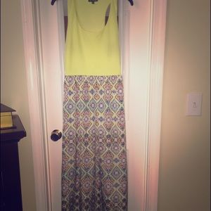 🔥multi print maxi dress
