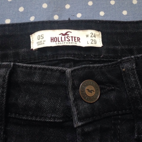 Black skinny Hollister jeans