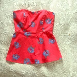 Babydoll Floral J. Crew Top