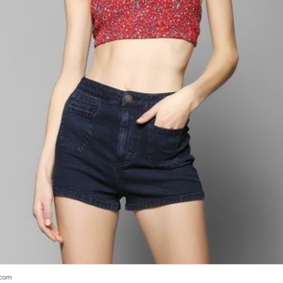 Urban outfitters indigo denim vintage style shorts