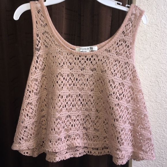 Knit crop top
