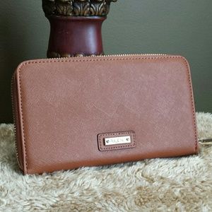 Aldo - zipper wallet - Cognac Brown NWOT
