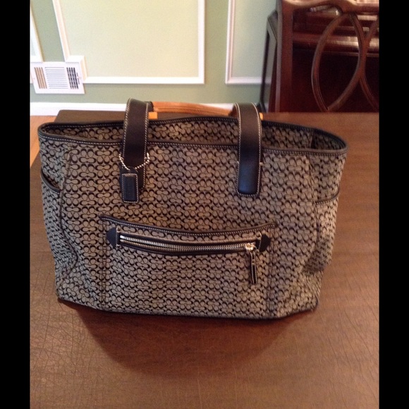 Coach baby bag