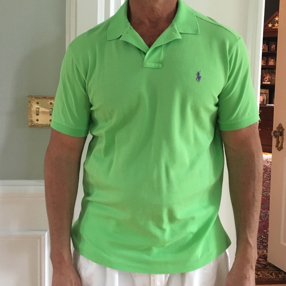 Men's Lime Green Polo Shirt