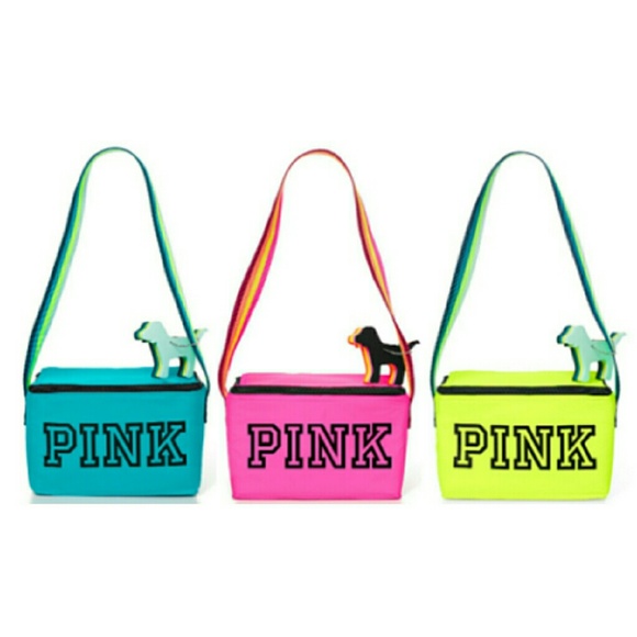 VS PINK COOLER + KEYCHAIN