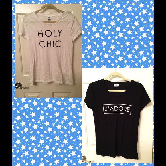 Old Navy Tops - Old Navy Graphic Tees🌸💐BOGO💐🌸