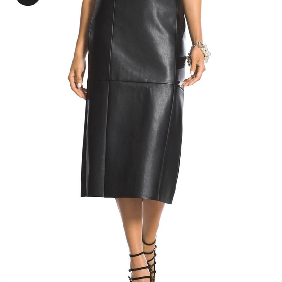 Chicos black label midi length skirt