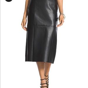 Chicos black label midi length skirt