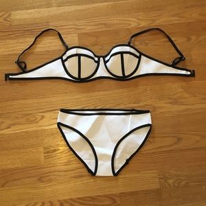 Black and White Bikini