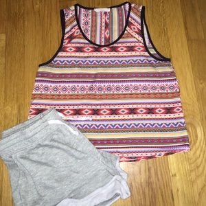 patterned shirt